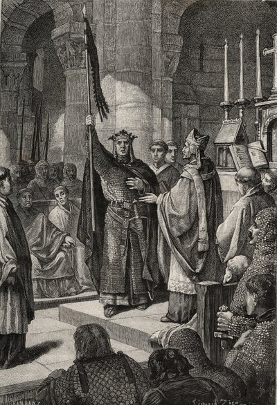 Re Luigi VII (1120-1180) prende l