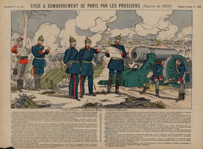 Re Guglielmo I di Prussia, Otto von Bismarck e il Feldmaresciallo Helmuth von Moltke all