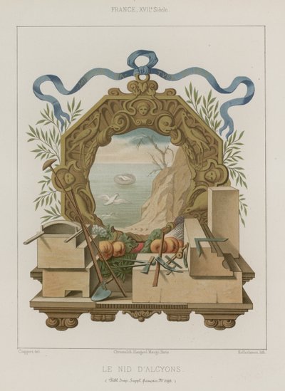 Nido di martin pescatore da French School