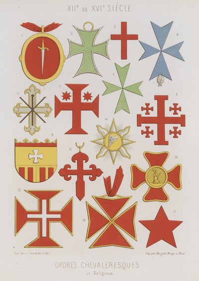 Cavalieri e ordini religiosi da French School