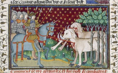 Cavalieri che attaccano elefanti, dal 