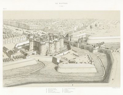 La Bastiglia, 1650 da French School