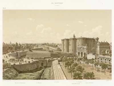 La Bastille, 1740 da French School