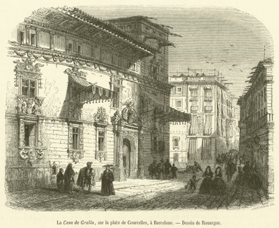 La Casa de Gralla, sulla piazza di Courcelles, a Barcellona da French School