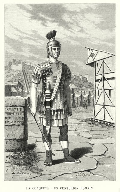 La conquista, un centurione romano da French School