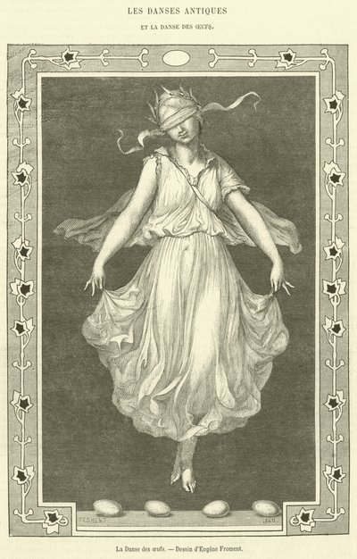 La danza delle uova (incisione) da French School