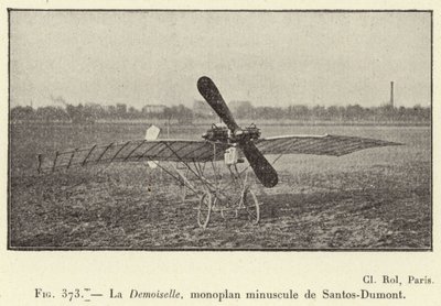 La Demoiselle, monoplan minuscule di Santos-Dumont da French School