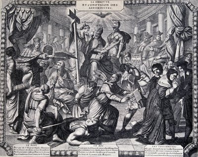 La Déroute des Jansenistes - almanacco satirico pubblicato dai Gesuiti da French School