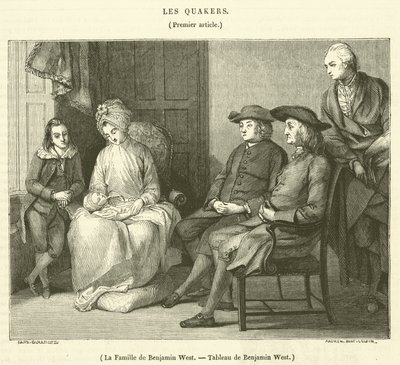 La Famiglia di Benjamin West da French School