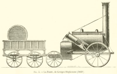 La Fusée, di Georges Stephenson da French School