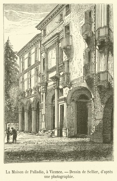 La casa di Palladio, a Vicenza da French School