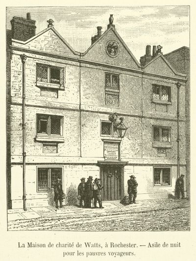 La Casa della carità di Watts, a Rochester, Rifugio notturno per i poveri viaggiatori da French School
