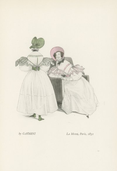 La Mode, Parigi, 1831 da French School