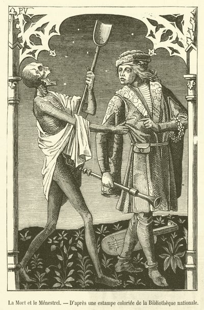 La Morte e il Menestrello da French School