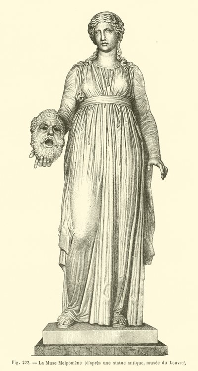 La Musa Melpomene da French School