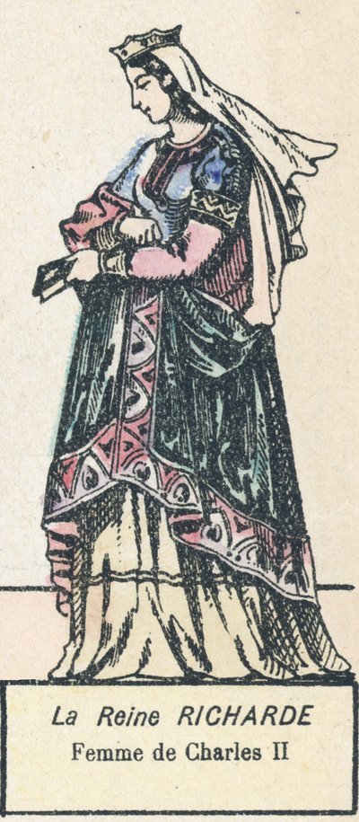 La Regina Richarde, Moglie di Carlo II da French School