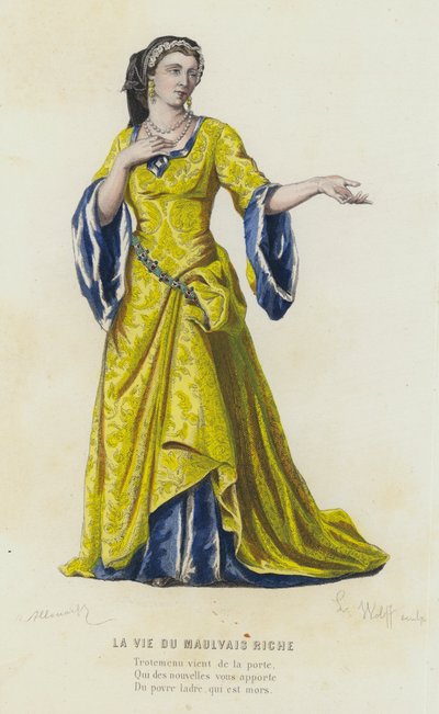 La Vita del Ricco Malvagio da French School