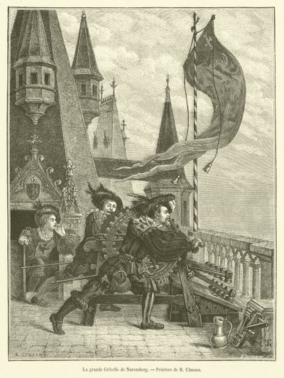 La grande Crecelle di Norimberga da French School