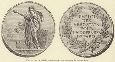 La medaglia commemorativa degli aeronauti dell