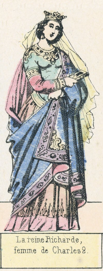 La regina Richarda, moglie di Carlo II da French School