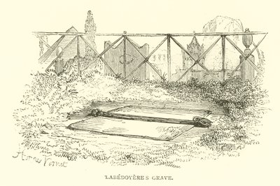 Tomba di Labedoyere (incisione) da French School