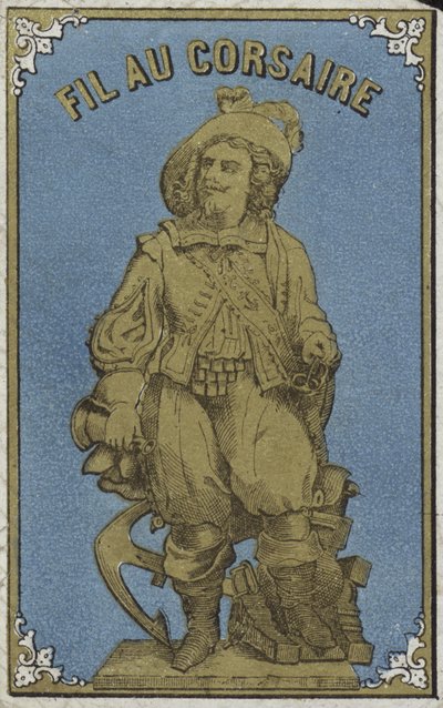 Etichetta per filo dei corsari da French School