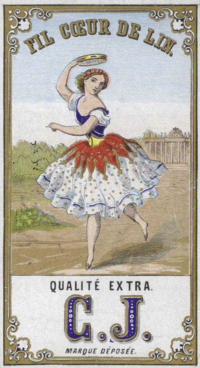 Etichetta per Fil Coeur de Lin da French School