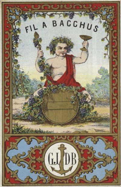 Etichetta per Fil a Bacchus da French School