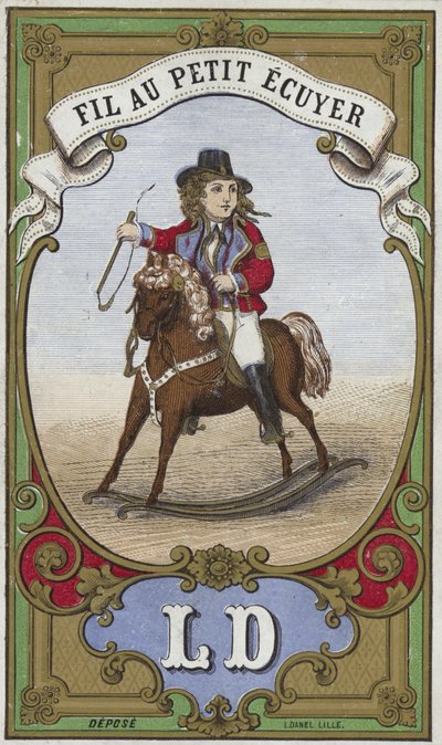 Etichetta per filo del piccolo stalliere da French School