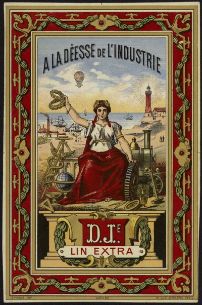 Etichetta per filo della Dea dell
