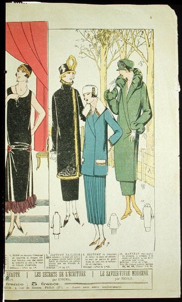 Cappotti da donna, illustrazione da 