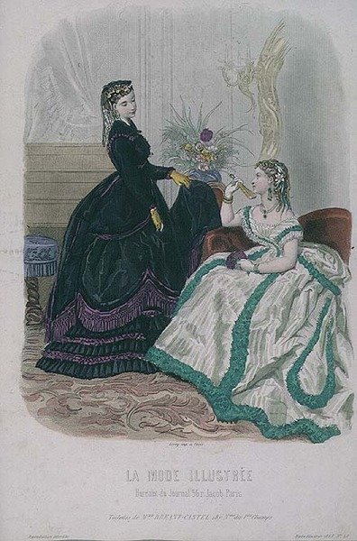 Abiti femminili di Madame Breant-Castel dalla sezione 