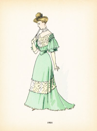 Moda femminile, 1901 da French School