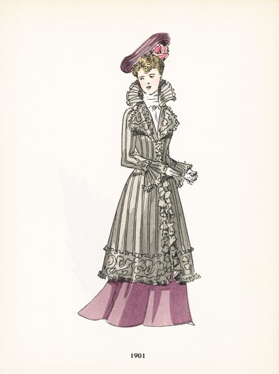 Moda femminile, 1901 da French School
