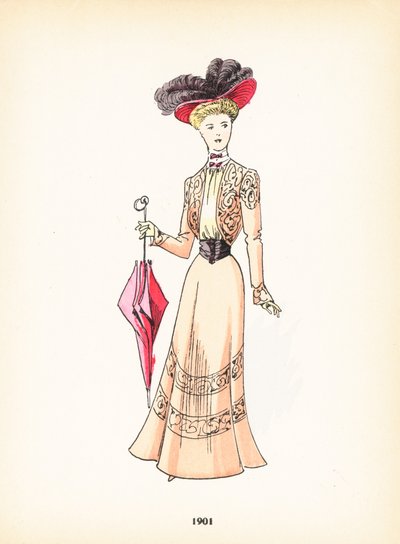 Moda femminile, 1901 da French School