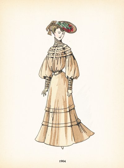 Moda femminile, 1904 da French School