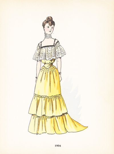 Moda femminile, 1904 da French School