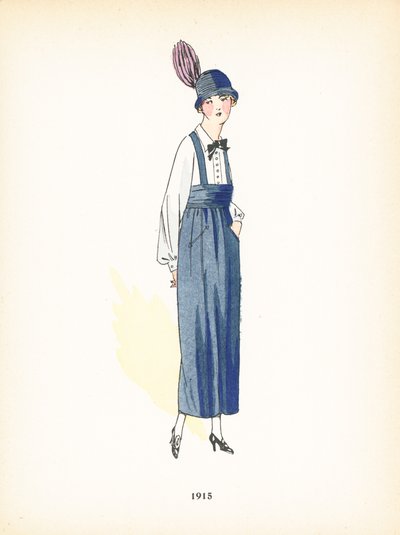 Moda femminile, 1915 da French School