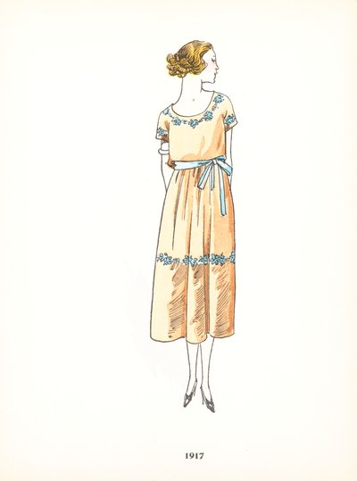 Moda femminile, 1917 da French School