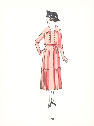 Moda femminile, 1918 da French School