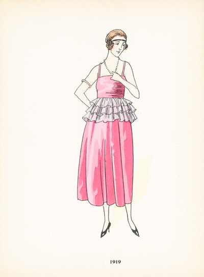 Moda femminile, 1919 da French School
