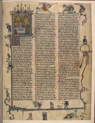Lancelot-Graal (Il Ciclo della Vulgata in Prosa), Add MS 10294/1 f.1dr da French School