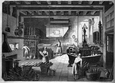 Grandi industrie francesi del XIX secolo: apparecchi per la cottura di Drouot. Forno di M. Courcier, rue Saint Maur a Parigi. In 