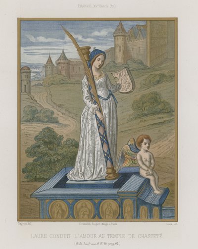 Laura al Tempio della Castità da French School