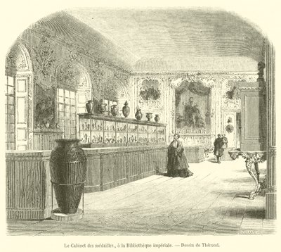 Il Gabinetto delle medaglie, alla Biblioteca imperiale da French School