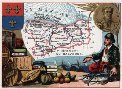 Le Calvados (14) Bassa Normandia, Francia. Ritratto di Jules Sebastien Cesar Dumont d