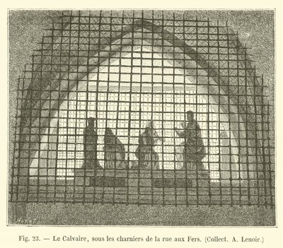 Il Calvario, sotto gli ossari della via aux Fers, Coll A Lenoir da French School