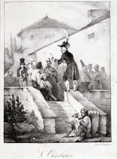 Il Ciarlatano (venditore di prodotti miracolosi) da French School