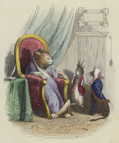 Il gatto, la donnola e il piccolo coniglio da French School