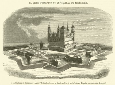 Il castello di Cronsborg, sull